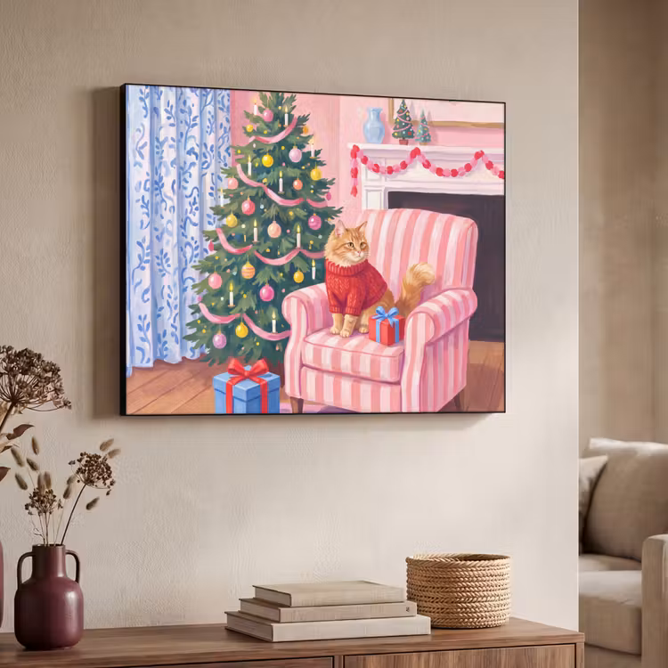 Art Frame - Katze – Weihnachten – Inneneinrichtung — 3