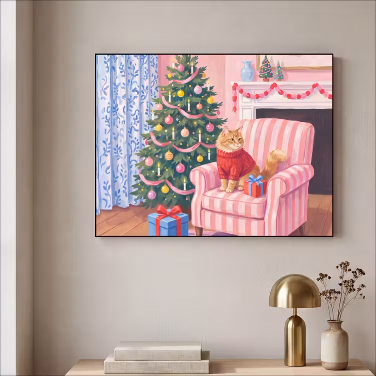 Art Frame - Katze – Weihnachten – Inneneinrichtung — 4