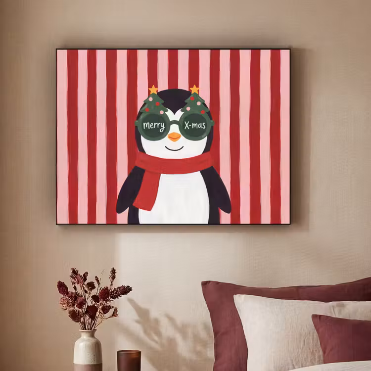 Art Frame - Pinguin – Weihnachten – Illustration — 2