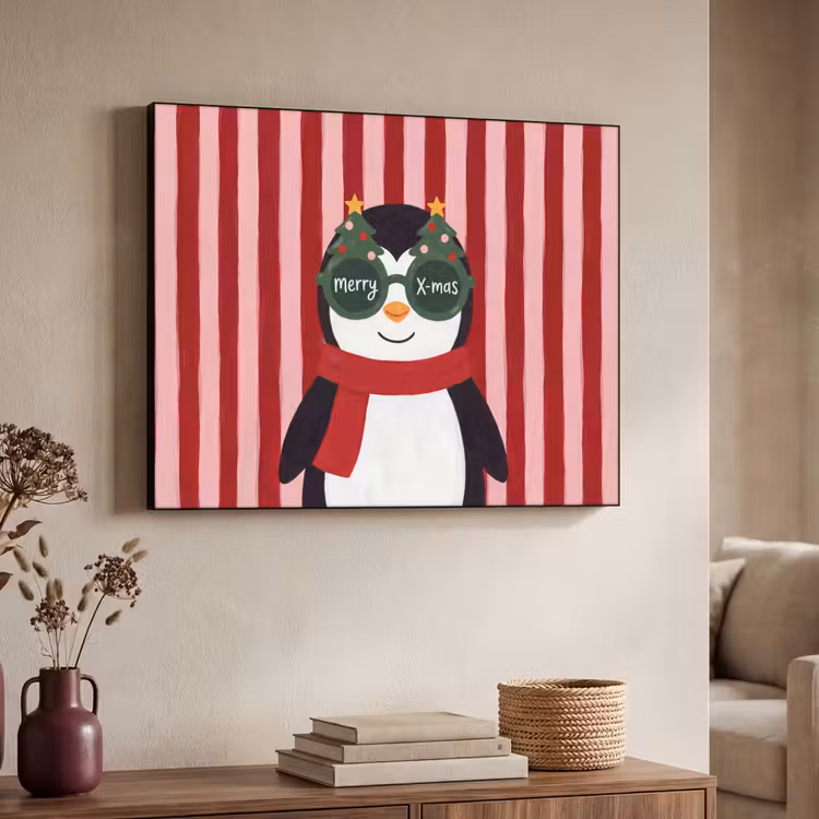 Art Frame - Pinguin – Weihnachten – Illustration — 3