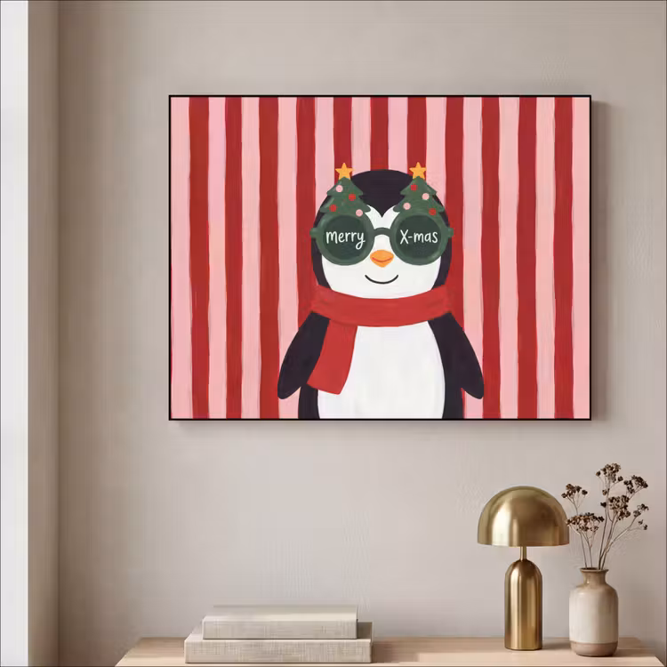 Art Frame - Pinguin – Weihnachten – Illustration — 4