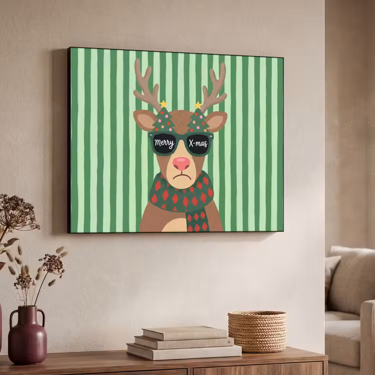 Art Frame - Rentier – Weihnachten – Illustration — 3