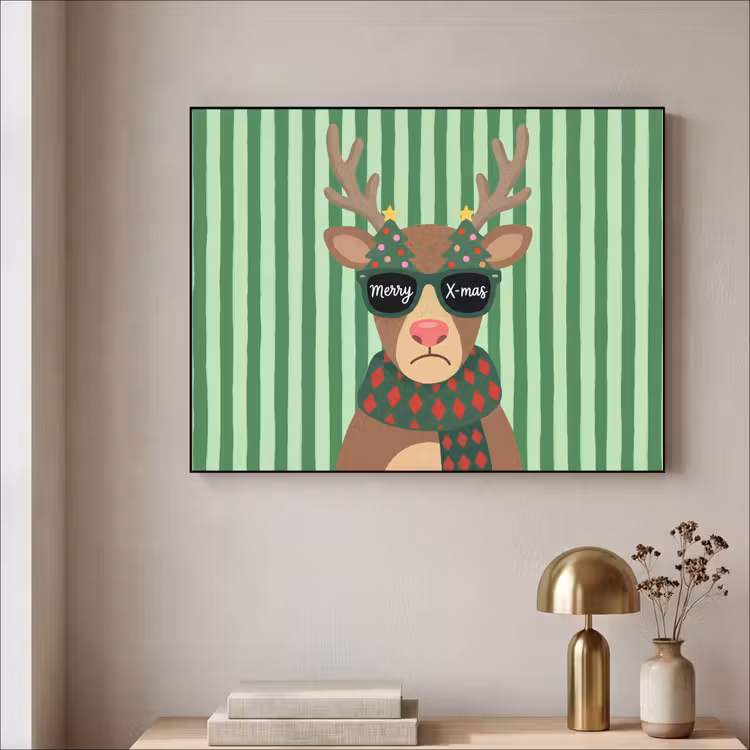 Art Frame - Rentier – Weihnachten – Illustration — 4