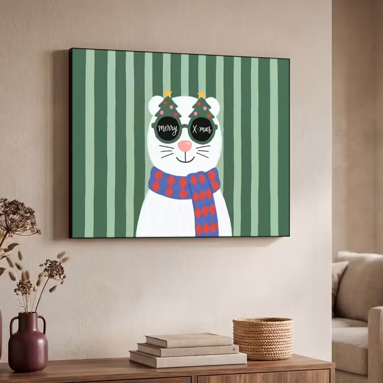 Art Frame - Tier – Winter – Cartoon — 3