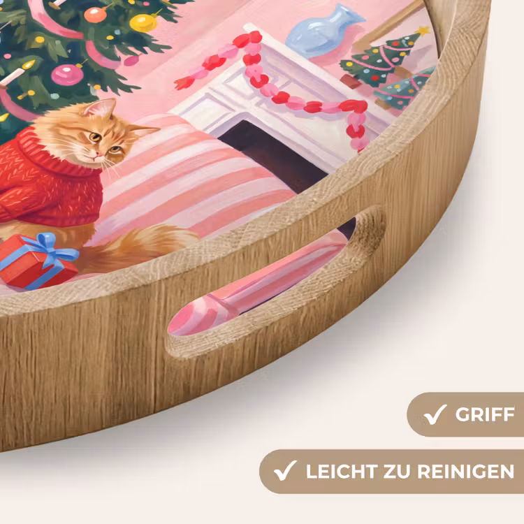Tablett - Katze – Weihnachten – Inneneinrichtung — 5