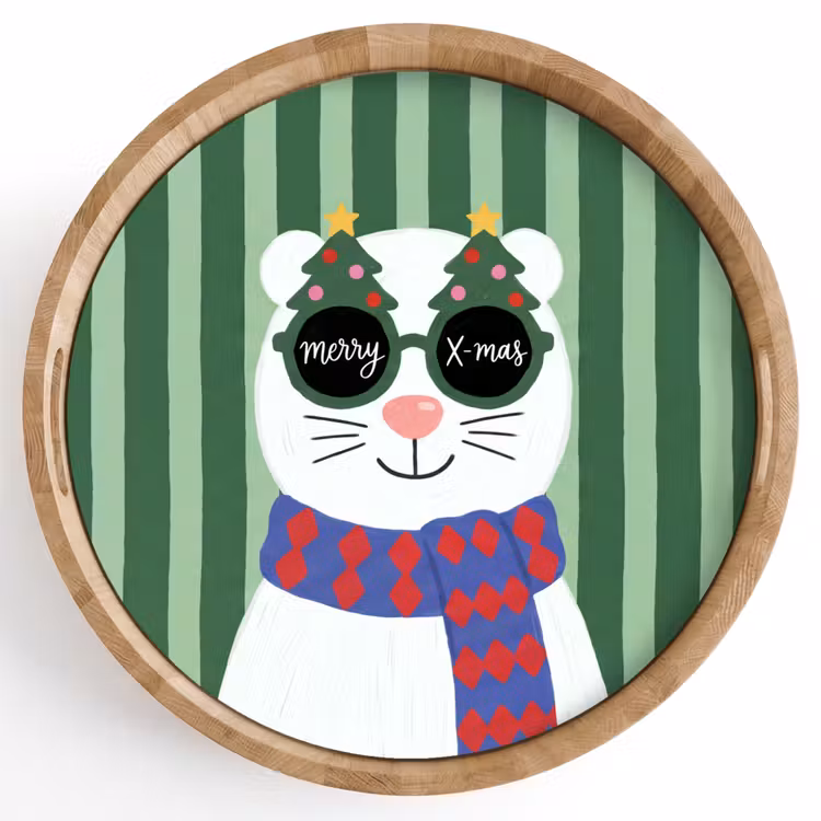 Tablett - Tier – Winter – Cartoon — 1