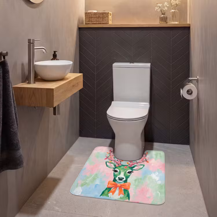 WC Vorleger - Hirsch – Weihnachten – Tiere — 2