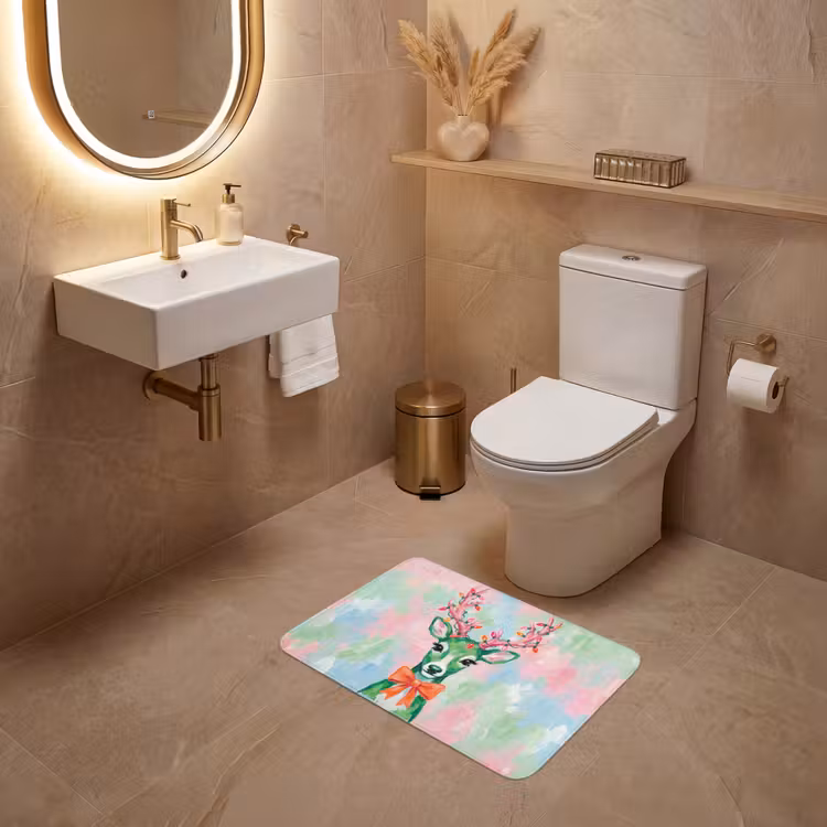 WC Vorleger - Hirsch – Weihnachten – Tiere — 4