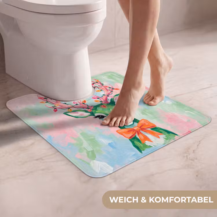 WC Vorleger - Hirsch – Weihnachten – Tiere — 5
