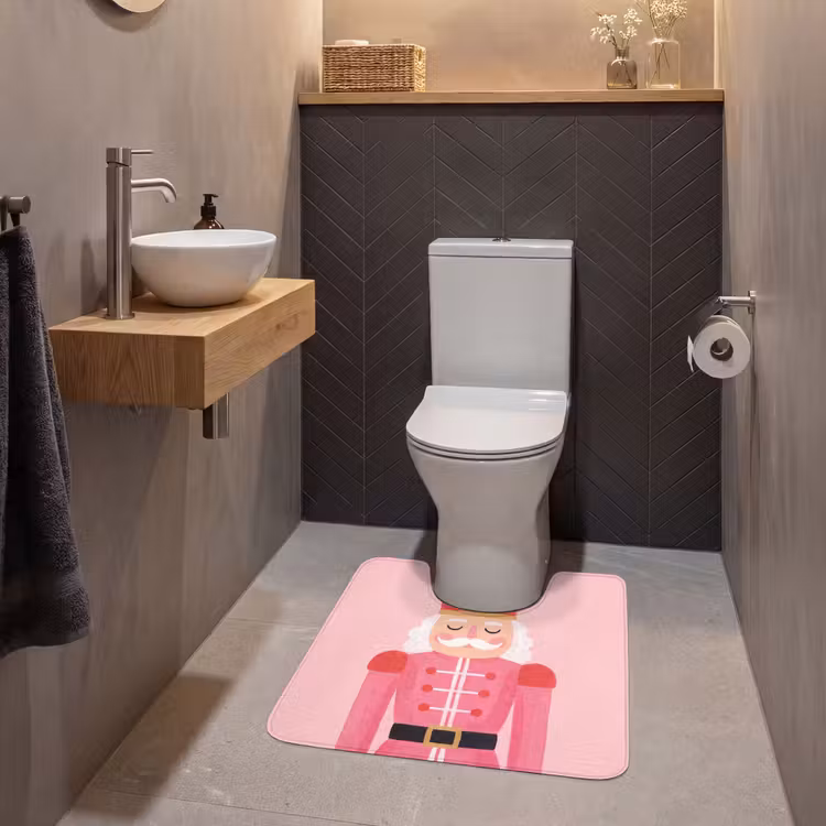 WC Vorleger - Nussknacker – rosa Illustration — 2