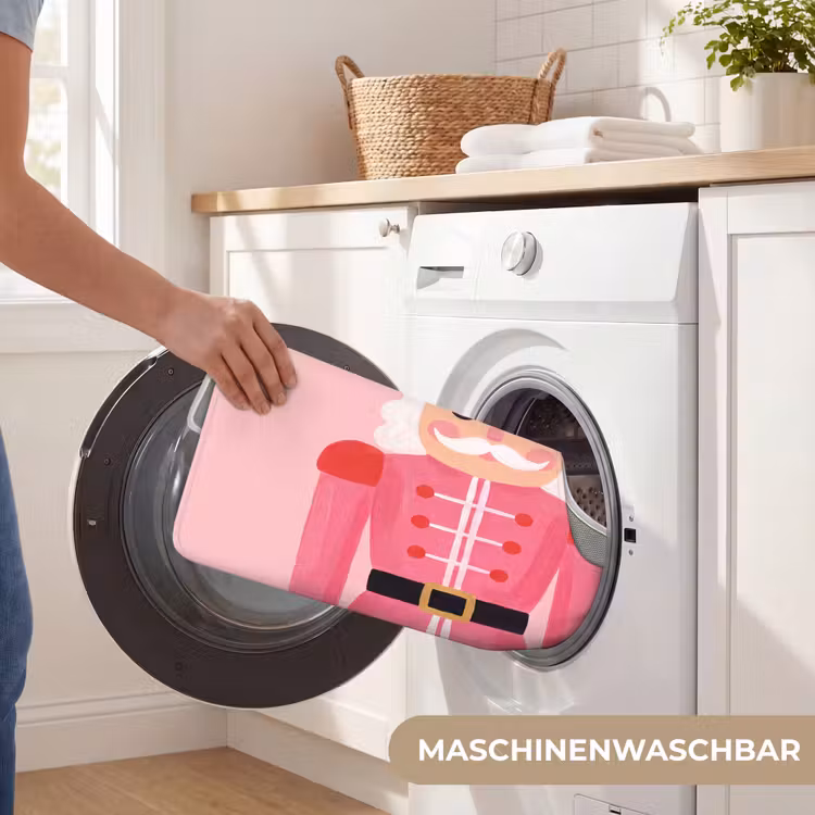 WC Vorleger - Nussknacker – rosa Illustration — 7