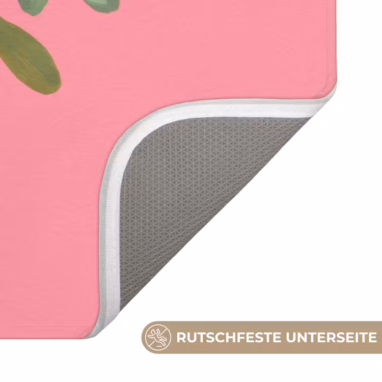 WC Vorleger - Pflanze – Band – Rosa — 3