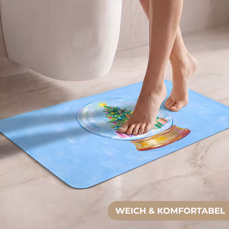 WC Vorleger - Schneekugel – Weihnachten – Geschenke — 7