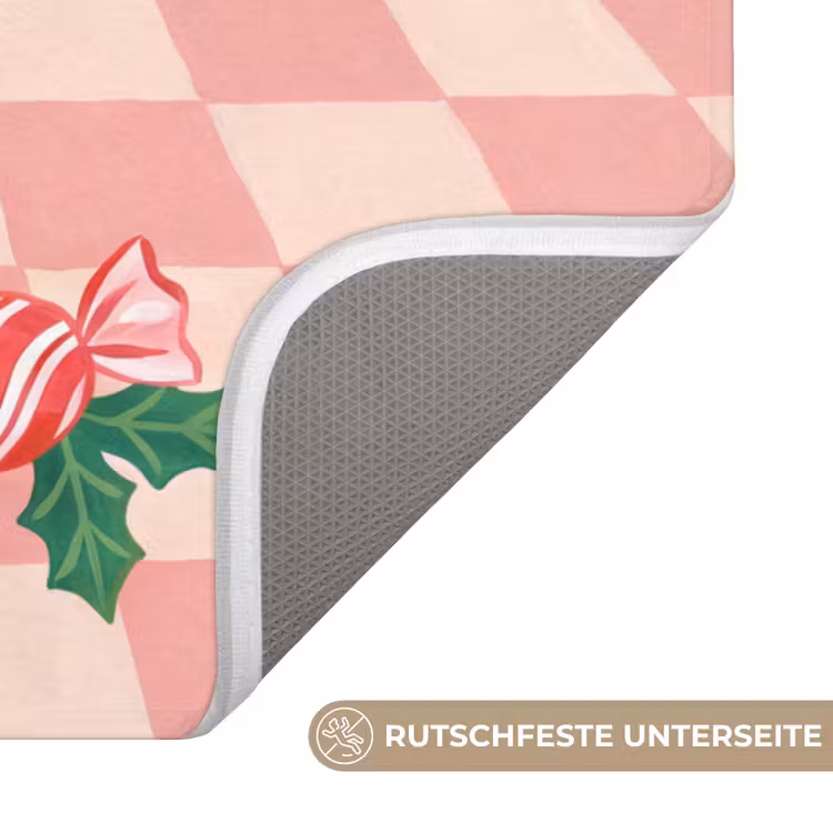 WC Vorleger - Süßigkeiten – Glas – Rosa — 3