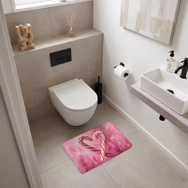 WC Vorleger - Süßigkeiten – Herz – Rosa — 6