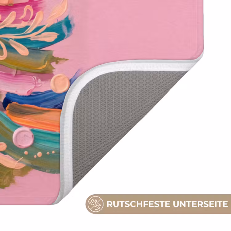 WC Vorleger - Weihnachtsbaum – Abstrakt – Bunt — 3