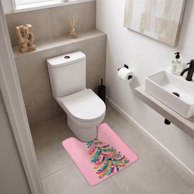 WC Vorleger - Weihnachtsbaum – Abstrakt – Bunt — 6