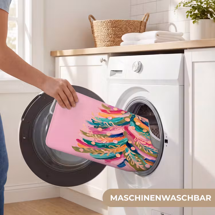 WC Vorleger - Weihnachtsbaum – Abstrakt – Bunt — 7