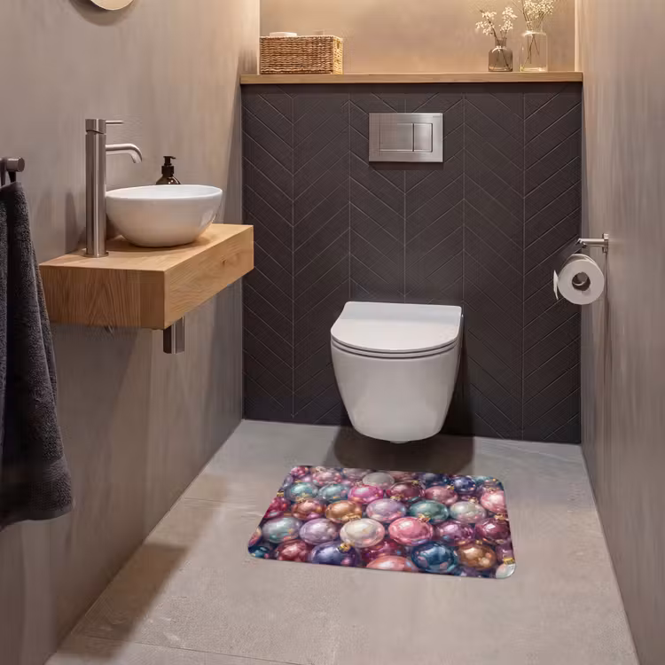 WC Vorleger - Weihnachtsdekoration – Bunt – Festlich — 2