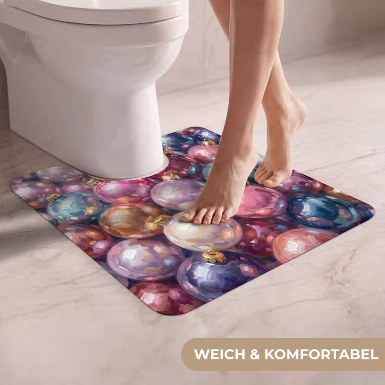 WC Vorleger - Weihnachtsdekoration – Bunt – Festlich — 5