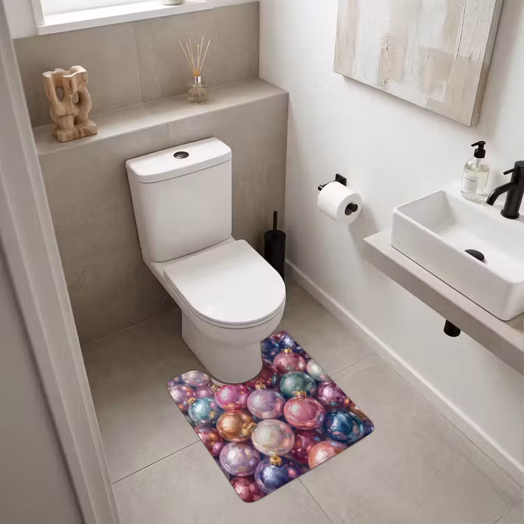 WC Vorleger - Weihnachtsdekoration – Bunt – Festlich — 6