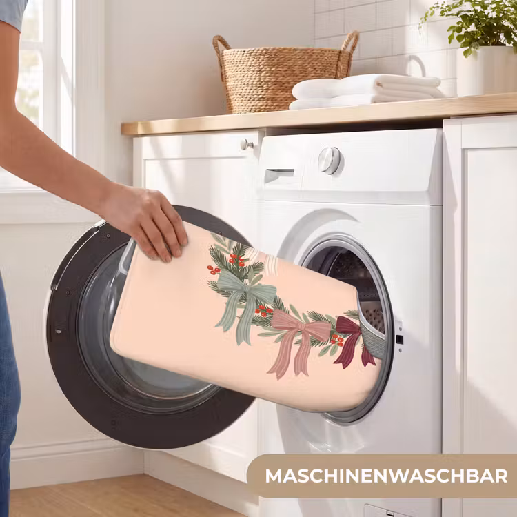 WC Vorleger - Weihnachtskranz – Schleifen – Weihnachten — 7