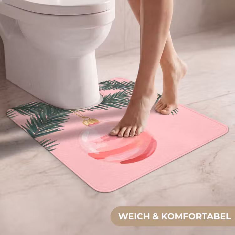 WC Vorleger - Weihnachtskugel – Rosa – Weihnachten — 5