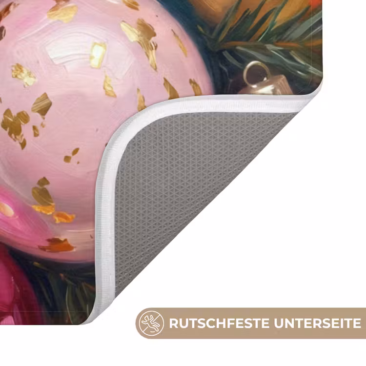 WC Vorleger - Weihnachtskugeln – Bunt – Festlich — 3