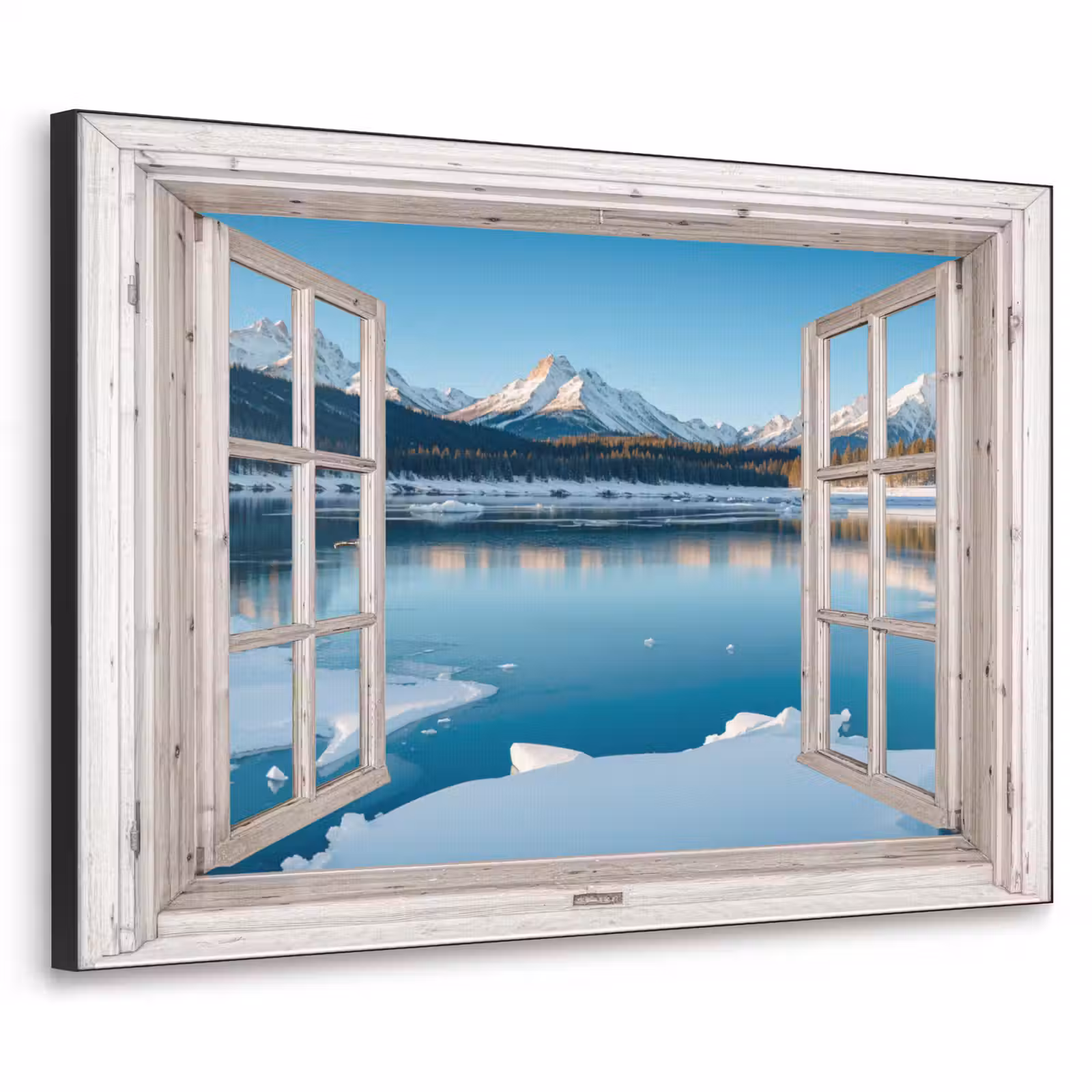 Art Frame - Landschaft - Winter - See - Berg - Aussicht - Licht — 1