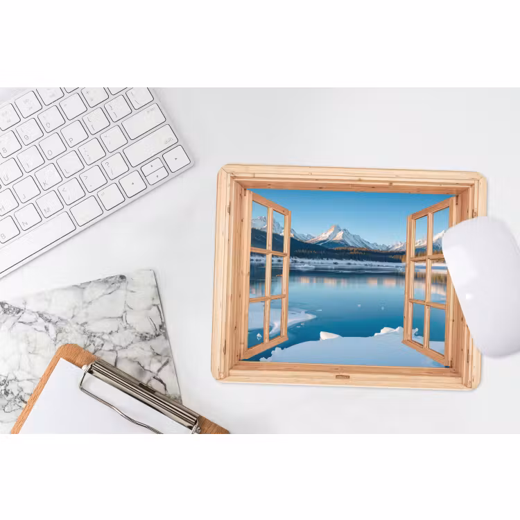 Mauspad - Ansichten - Landschaft - Winter - See - Berg - Aussicht — 2