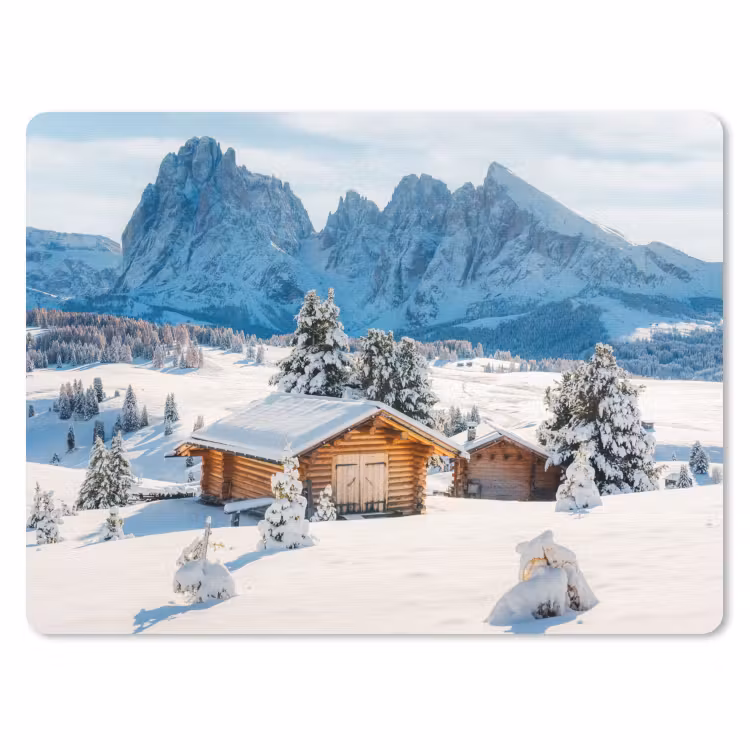 Mauspad - Winter - Hütte - Berge - Aussicht - Schnee — 1