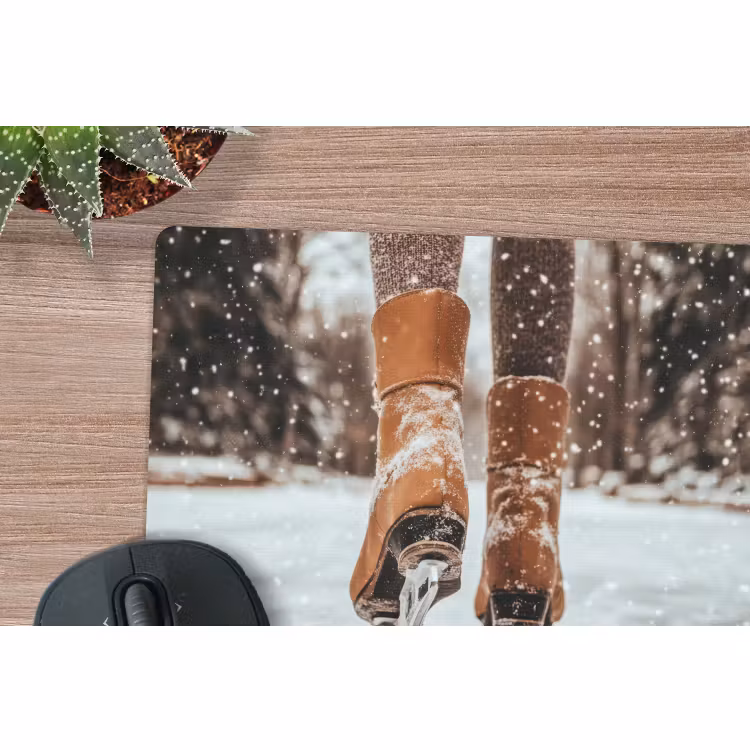 Mauspad - Schlittschuhlaufen - Eis - Winter - Schnee — 4