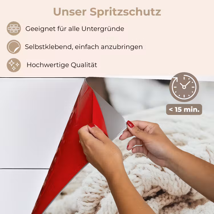 Küchenrückwand - Decke - Weiß - Baumstumpf - Winter - Schnee — 5