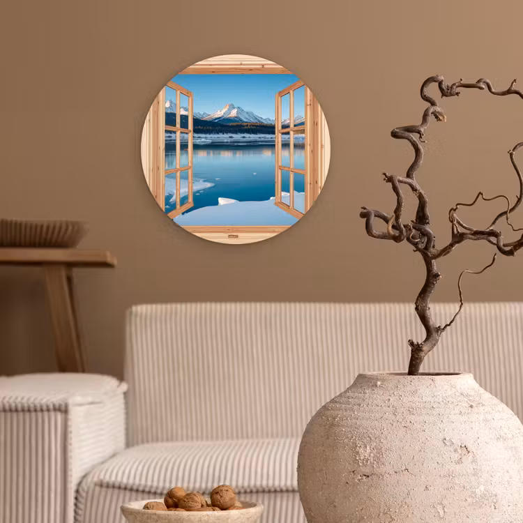 Forexbild Rund - Ansichten - Landschaft - Winter - See - Berg - Aussicht — 2