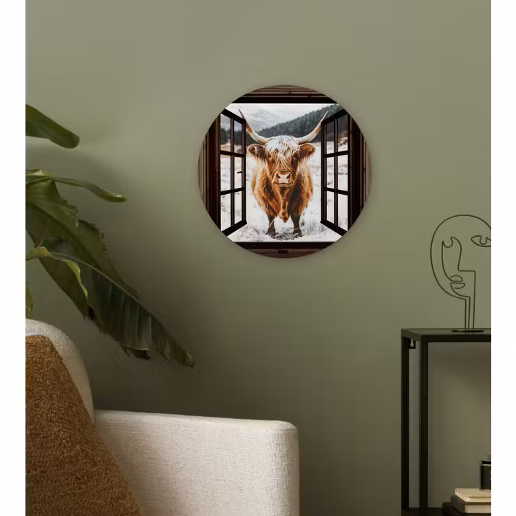 Forexbild Rund - Schottische Highlander - Landschaft - Ländlich - Berge - Winter - Aussicht - Dunkelheit — 3