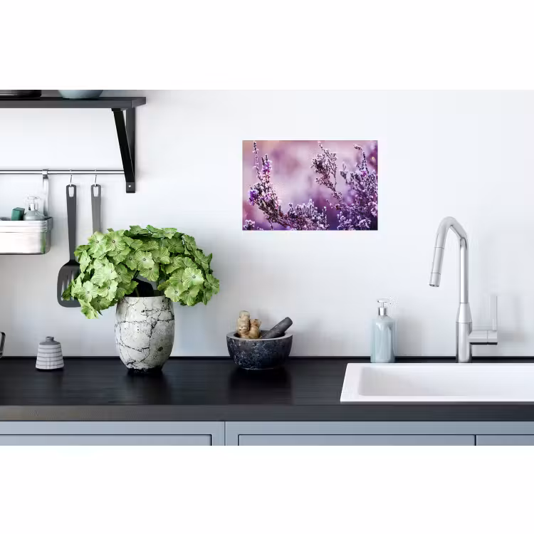 Wandtattoo – Lavendel - Winter - Blumen - Lila — 2