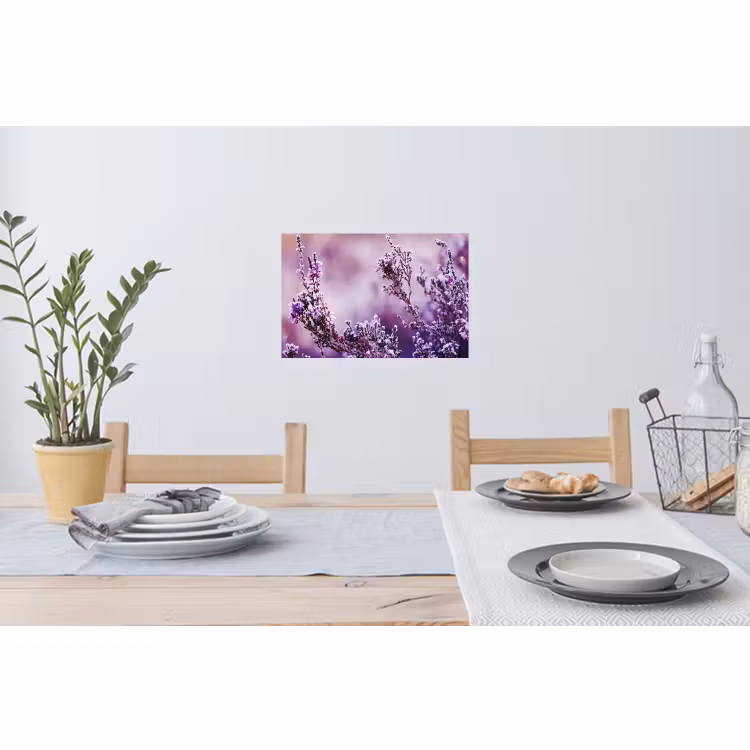 Wandtattoo – Lavendel - Winter - Blumen - Lila — 4
