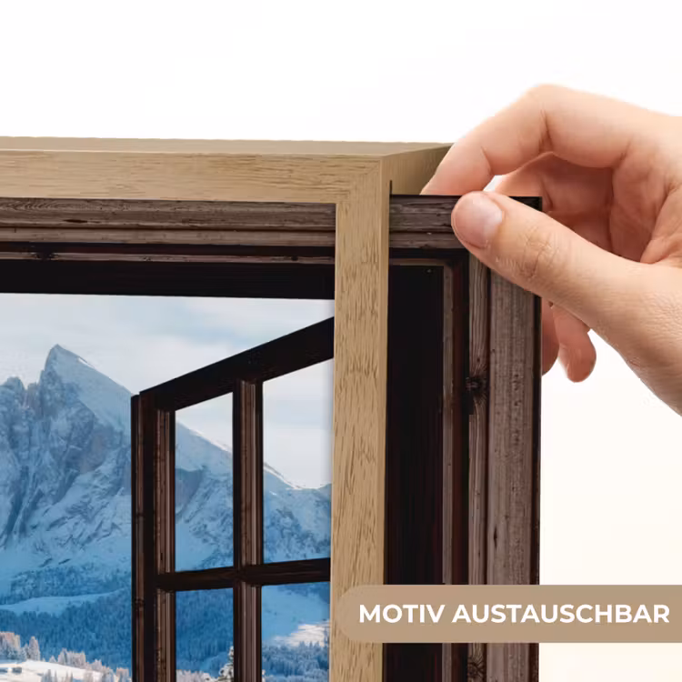 Nachtlicht Kinder - Aussicht - Winter - Landschaft - Hütte - Berge — 5