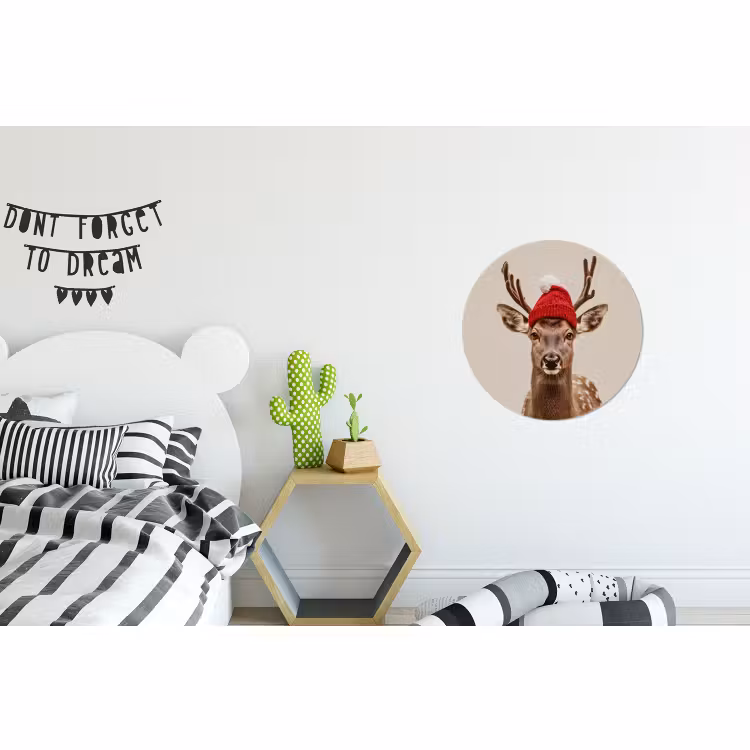 Hirsch - Weihnachten - Hut - Tiere - Winter - Lustig — 4