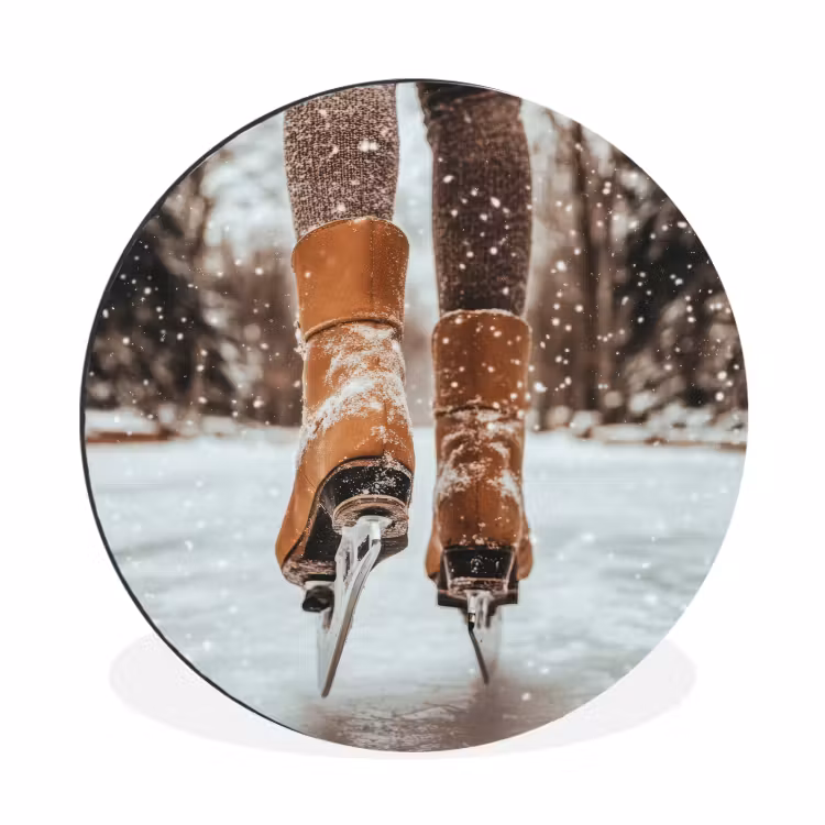 Schlittschuhlaufen - Eis - Winter - Schnee — 1