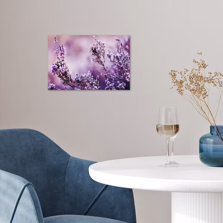 Poster - Lavendel - Winter - Blumen - Lila — 4