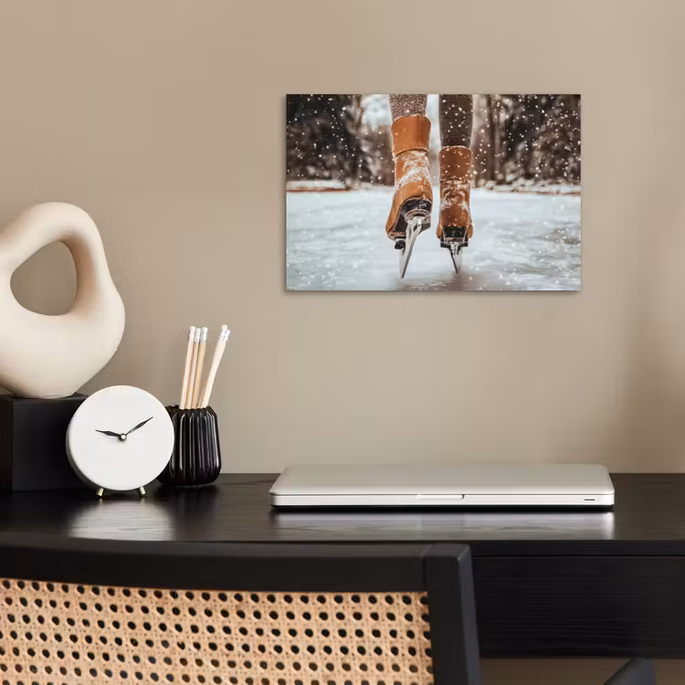 Poster - Schlittschuhlaufen - Eis - Winter - Schnee — 2