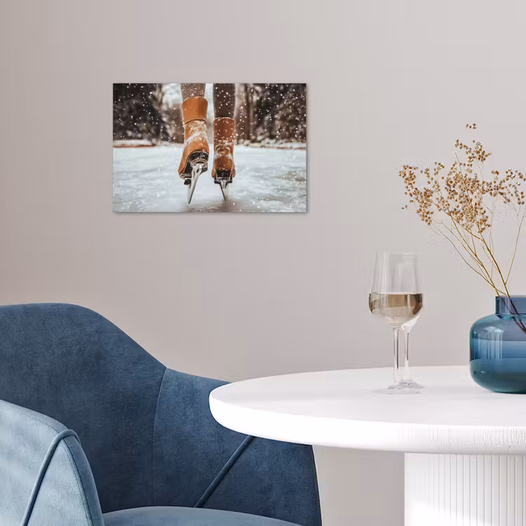 Poster - Schlittschuhlaufen - Eis - Winter - Schnee — 4