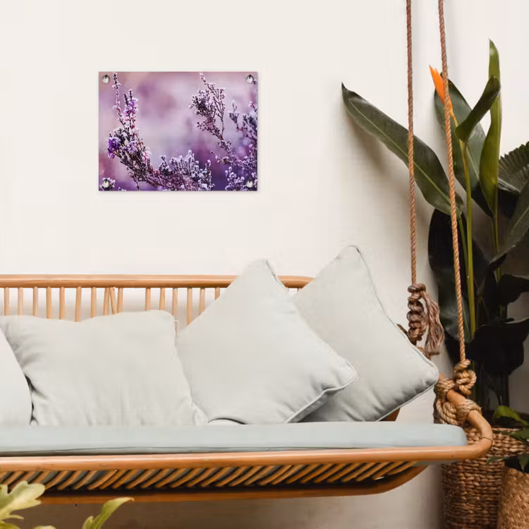 Gartenposter - Lavendel - Winter - Blumen - Lila — 4