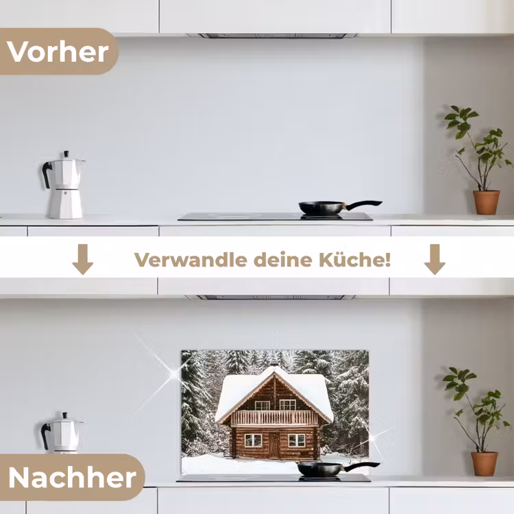Spritzschutz Küche - Startseite - Wald - Winter - Natur - Schnee — 7