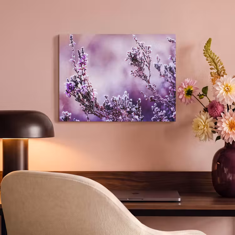 Akustikbild - Lavendel - Winter - Blumen - Lila — 6