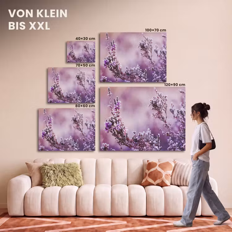 Akustikbild - Lavendel - Winter - Blumen - Lila — 7
