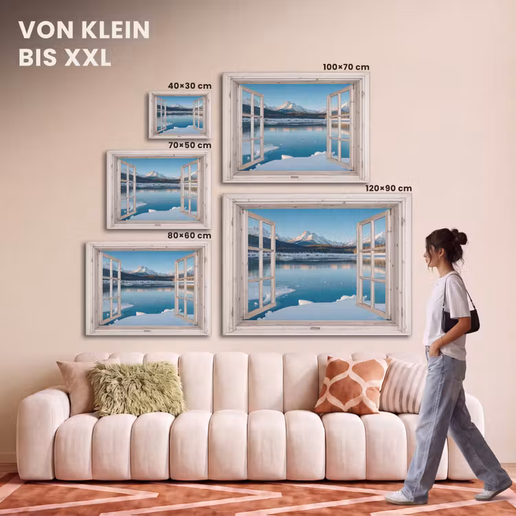 Akustikbild - Landschaft - Winter - See - Berg - Aussicht - Licht — 7