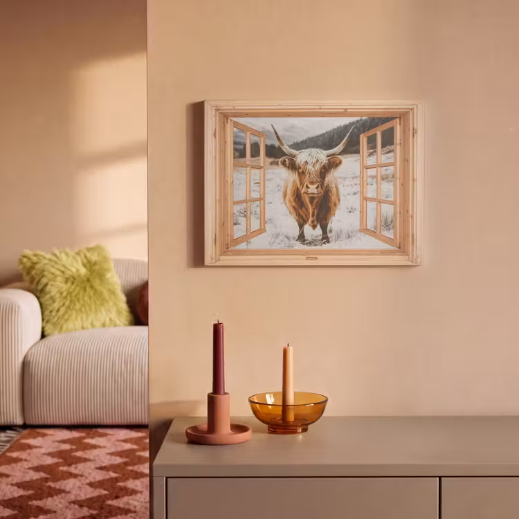 Akustikbild - Schottische Highlander - Landschaft - Ländlich - Berge - Winter - Ansichten — 2