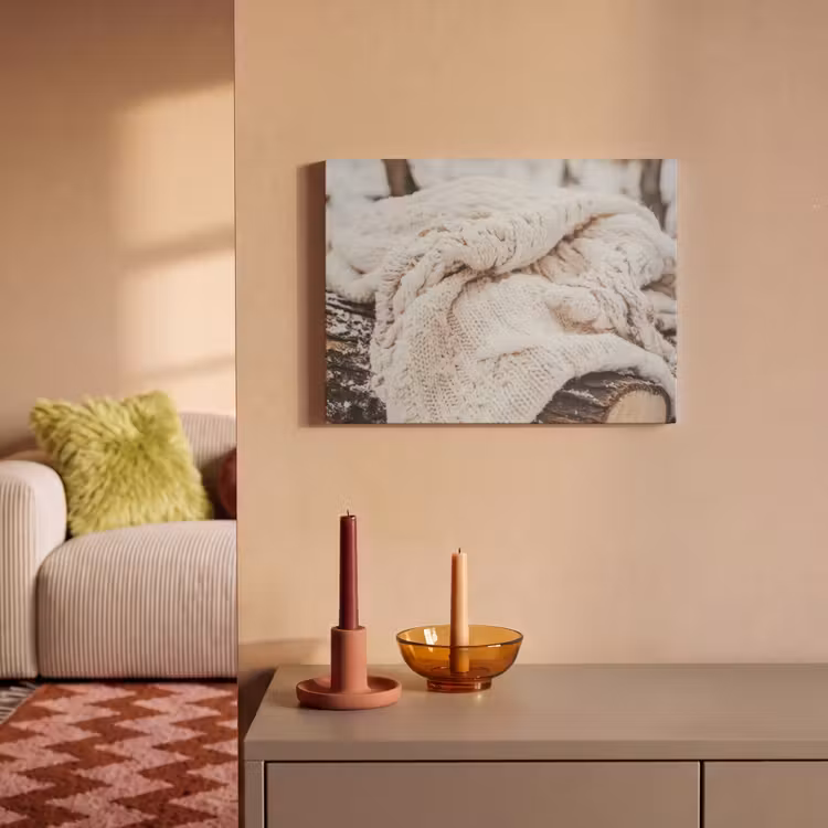 Akustikbild - Decke - Weiß - Baumstumpf - Winter - Schnee — 2